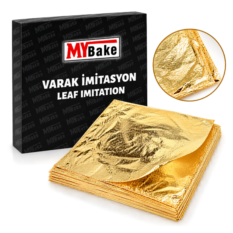MyBake Dekorativni Zlatni Listovi 25 komada