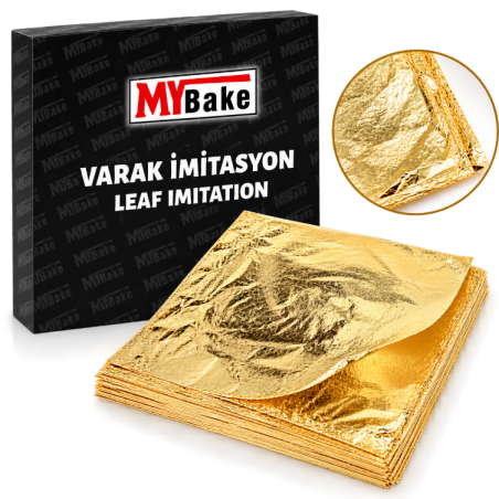 MyBake Dekorativni Zlatni Listovi 25 komada