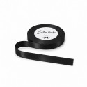 Saten traka 1 cm crna