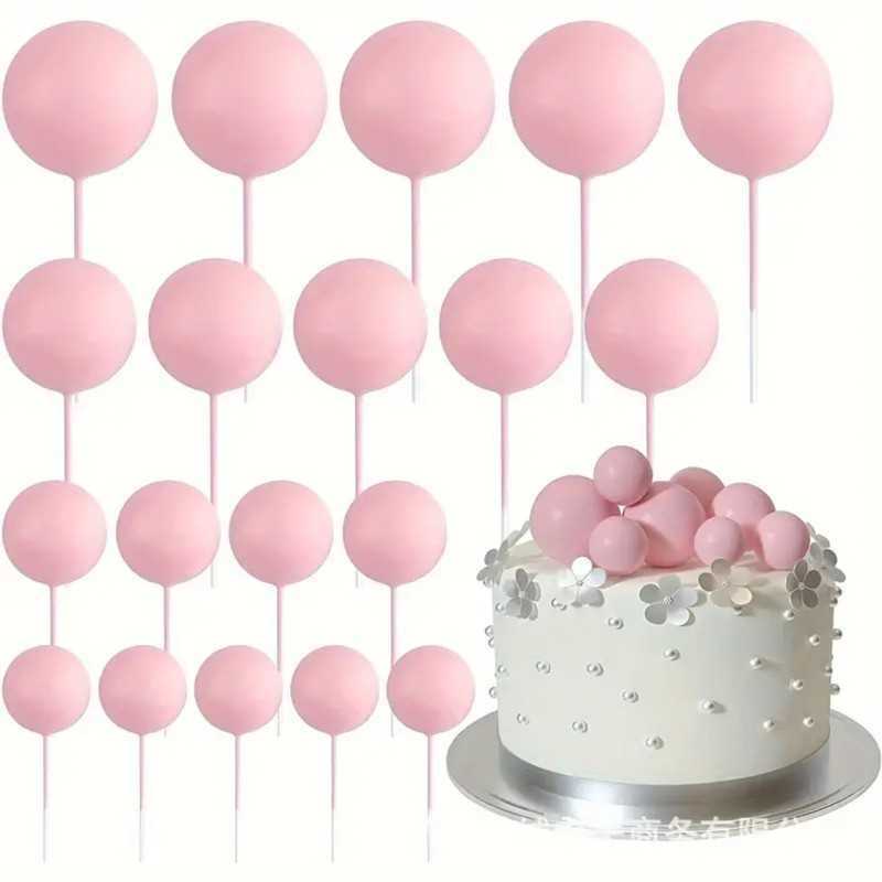 Stiropor kuglice baby roze ukrasne 20 kom.