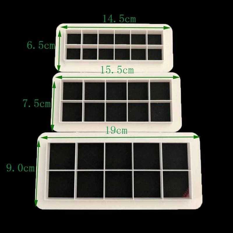 Plastični Set Sjekača 3Kom - Mozaik (Kocka)