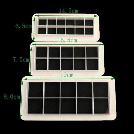 Plastični Set Sjekača 3Kom - Mozaik (Kocka)