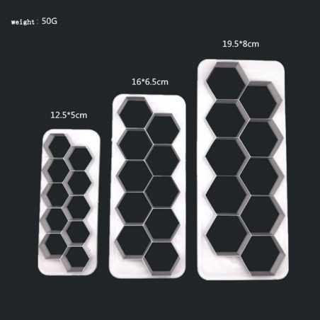 Plastični Set Sjekača 3Kom-Šestougao