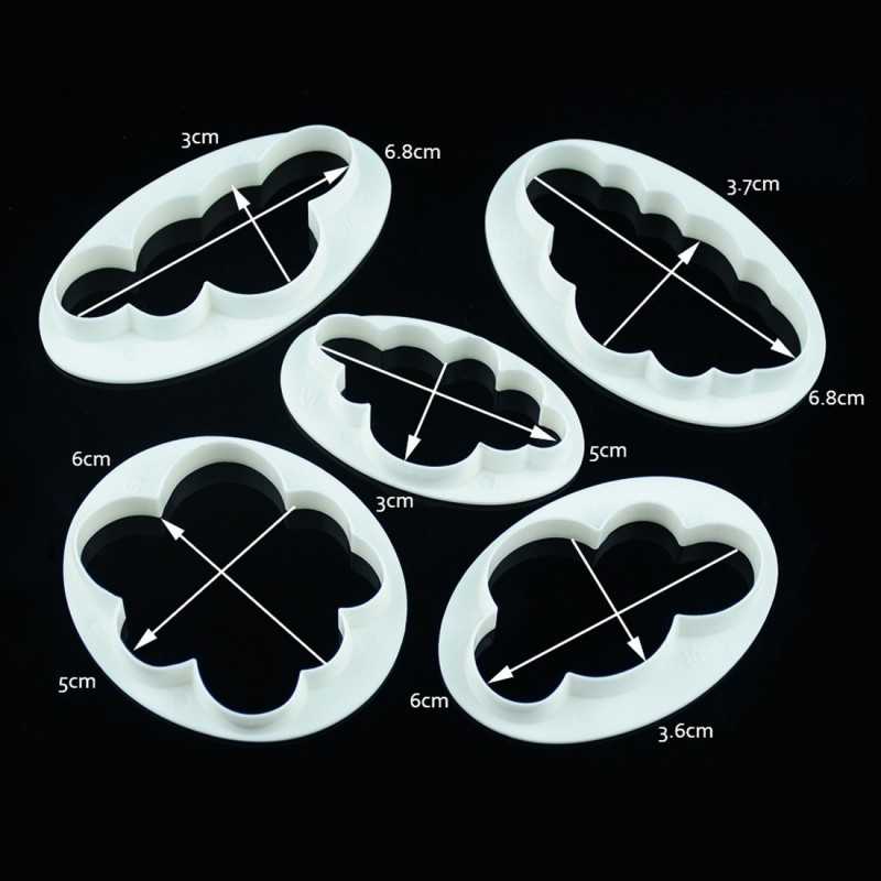 Plastični sjekač za oblak set 5Kom