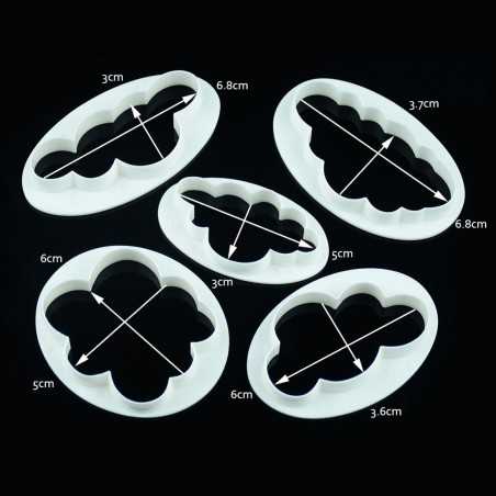 Plastični sjekač za oblak set 5Kom