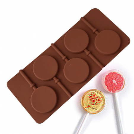 Silikonski Kalup za Lolipops 5 cm